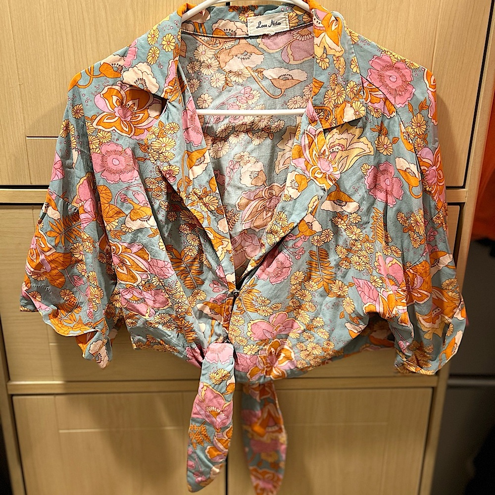 Love Notes floral top